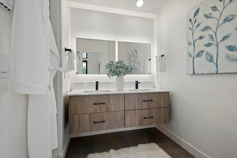House Blueprint - Interior - Bathroom 2 for Contemporary House Plan #1070-237 - 2 bed, 2.5 bath