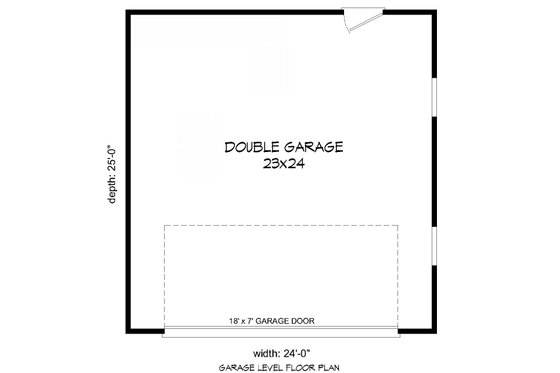 Floor Plan - Main Floor for Country House Plan #932-116, 0 bath