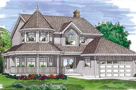 Exterior - Other Elevation for Farmhouse House Plan #47-285 - 4 bed, 2.5 bath