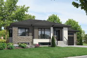 Contemporary Style House Plan - 2 Beds 1 Baths 1116 Sq/Ft Plan #25-4549 