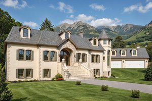 European Exterior - Front Elevation Plan #117-145