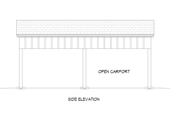 Exterior - Other Elevation for Country House Plan #932-228, 0 bath