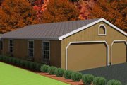 Ranch Style House Plan - 0 Beds 0 Baths 1200 Sq/Ft Plan #75-190 