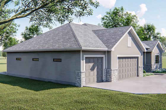 Exterior - Other Elevation for Traditional House Plan #455-123 - 2 bed, 2.5 bath