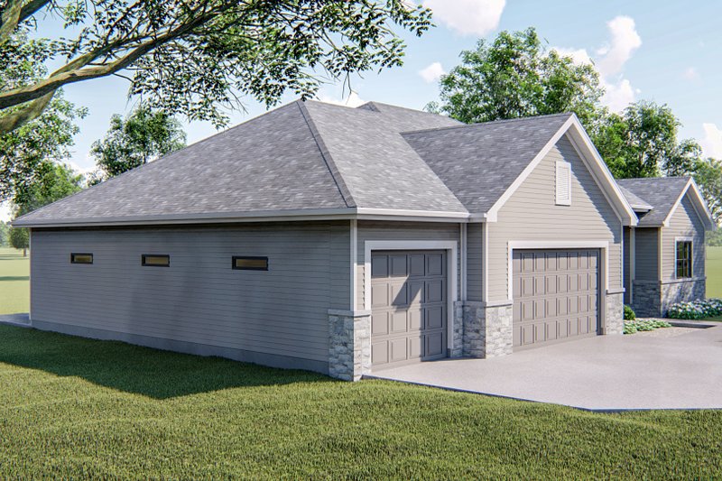 Architectural House Design - Exterior - Other Elevation for Traditional House Plan #455-123 - 2 bed, 2.5 bath