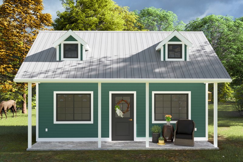 Dream House Plan - Country Exterior - Front Elevation Plan #1060-203