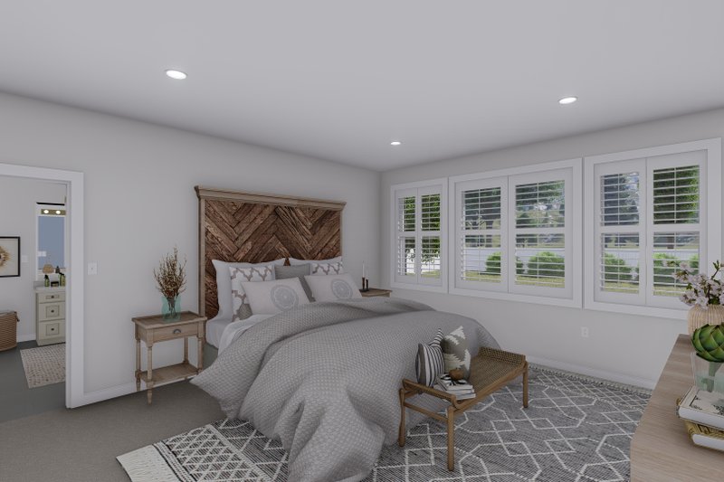 Dream House Plan - Interior - Master Bedroom for Traditional House Plan #1060-107 - 3 bed, 2.5 bath