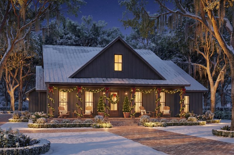 Architectural House Design - Exterior - Front Elevation 5 for Farmhouse House Plan #430-414 - 3 bed, 2.5 bath