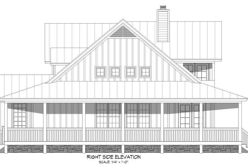 House Design - Exterior - Other Elevation 1 for Traditional House Plan #932-528 - 3 bed, 2.5 bath