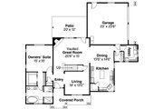 Traditional Style House Plan - 3 Beds 2.5 Baths 2263 Sq/Ft Plan #124-596 