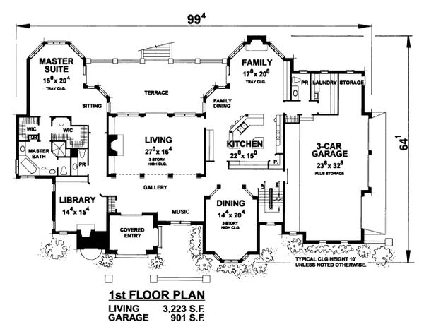 Dream House Plan - European Floor Plan - Main Floor Plan #20-2318