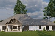 Craftsman Style House Plan - 5 Beds 3.5 Baths 3580 Sq/Ft Plan #17-2609 Exterior 