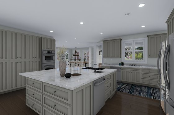 Interior - Kitchen 2 for Craftsman House Plan #1060-106 - 5 bed, 4 bath