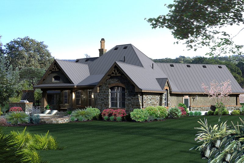 Architectural House Design - Exterior - Other Elevation 1 for Craftsman House Plan #120-175 - 3 bed, 2.5 bath