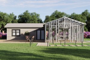 Exterior - Front Elevation 6 for Craftsman House Plan #1106-103 - 3 bed, 2 bath