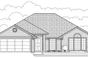 Traditional Exterior - Front Elevation Plan #65-233