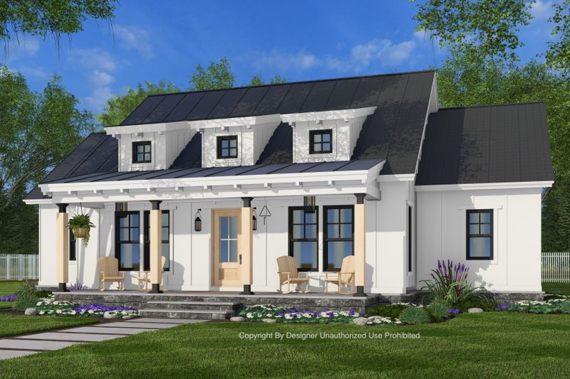House Plan Design - Exterior - Front Elevation 4 for Craftsman House Plan #51-1445 - 3 bed, 2 bath