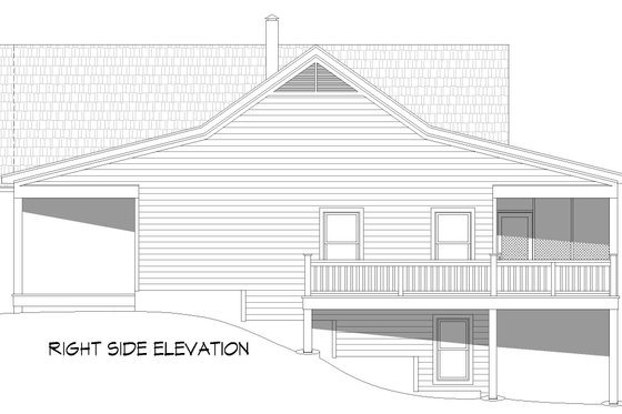 Exterior - Other Elevation for Country House Plan #932-361 - 2 bed, 2.5 bath