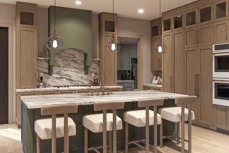 House Design - Interior - Kitchen 1 for Country House Plan #455-344 - 2 bed, 2 bath