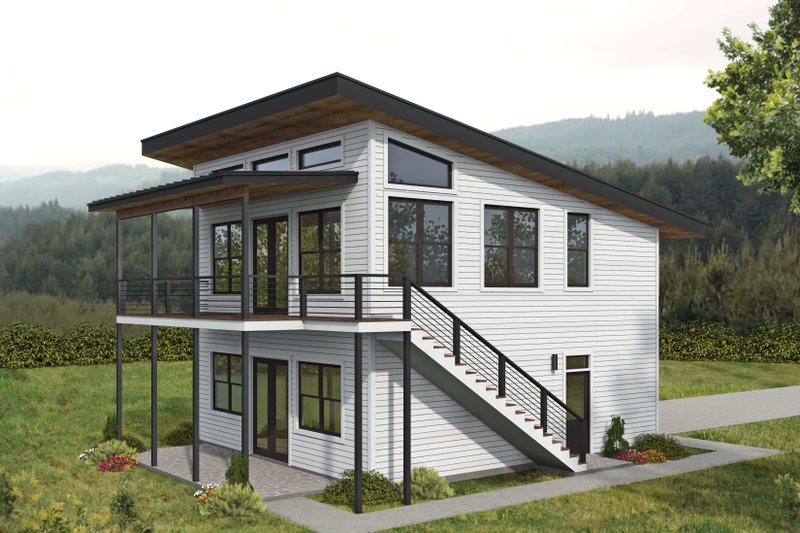 Dream House Plan - Country Exterior - Front Elevation Plan #932-1204