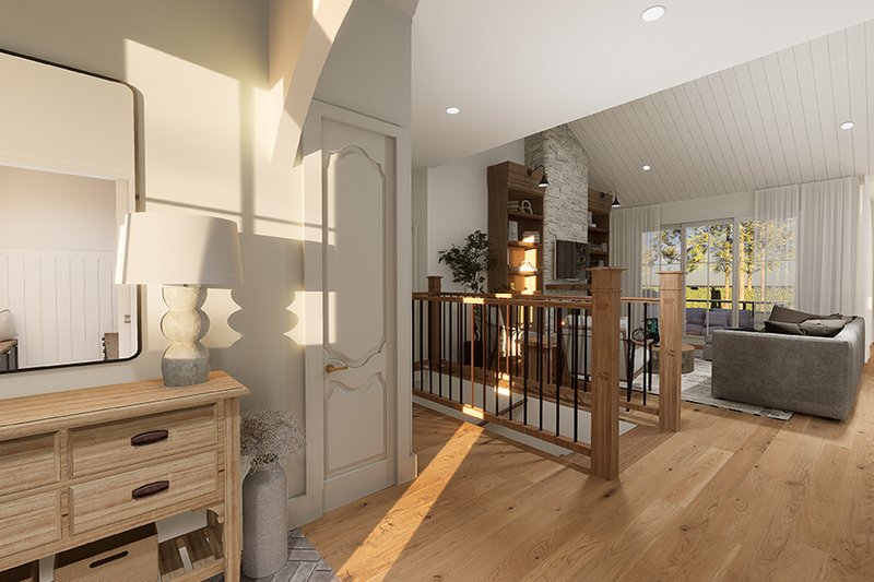 House Design - Interior - Family Room for Bungalow House Plan #23-2828 - 2 bed, 1.5 bath
