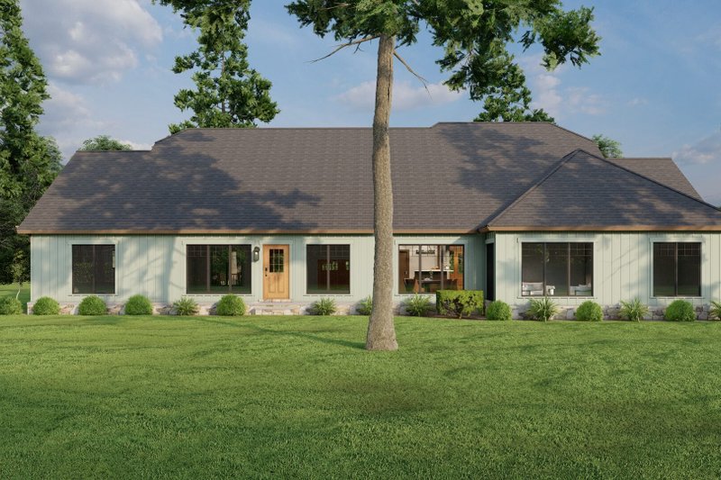 Home Plan - Exterior - Rear Elevation for Craftsman House Plan #17-2911 - 3 bed, 3.5 bath