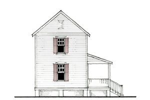 Exterior - Other Elevation 1 for Cottage House Plan #514-13 - 2 bed, 1 bath