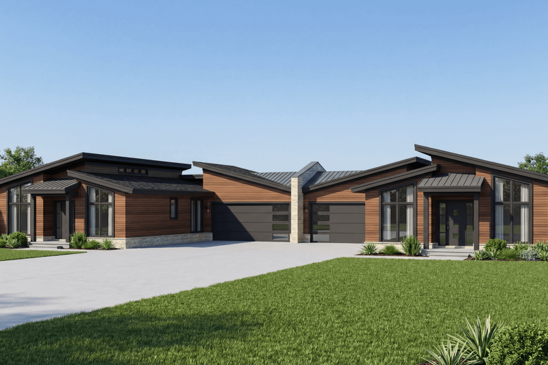Home Plan - Exterior - Other Elevation for Modern House Plan #923-459 - 3 bed, 2.5 bath