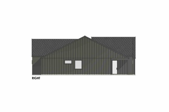 Exterior - Other Elevation 1 for Ranch House Plan #1096-112 - 3 bed, 2 bath