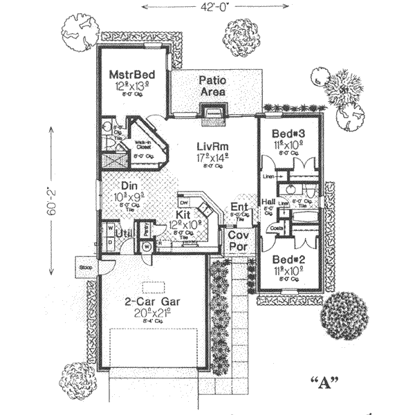 Traditional Floor Plan - Main Floor Plan #310-413