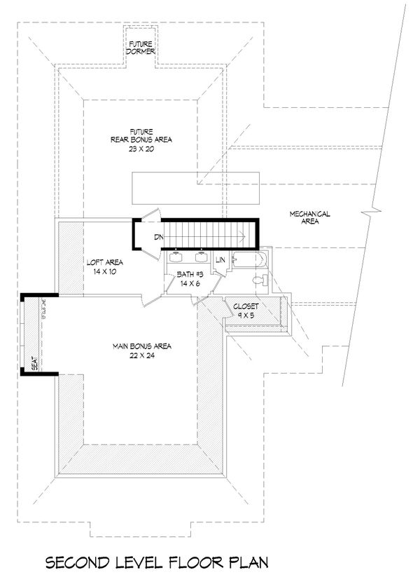 Home Plan - Country Floor Plan - Upper Floor Plan #932-314