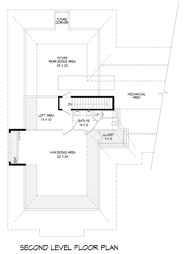 Architectural House Design - Country Floor Plan - Upper Floor Plan #932-314