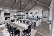 Farmhouse Style House Plan - 4 Beds 4 Baths 3046 Sq/Ft Plan #51-1449 