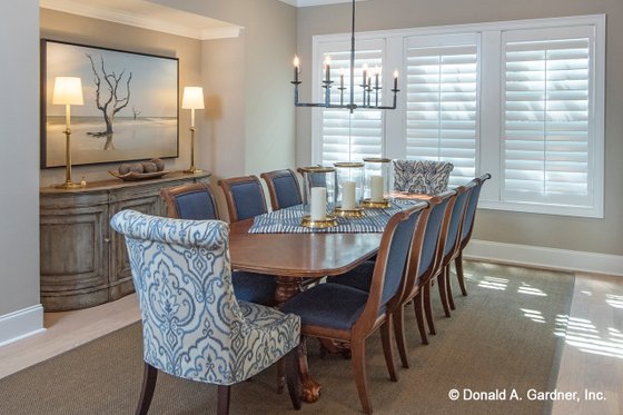 Interior - Dining Room for Country House Plan #929-1006 - 3 bed, 3.5 bath