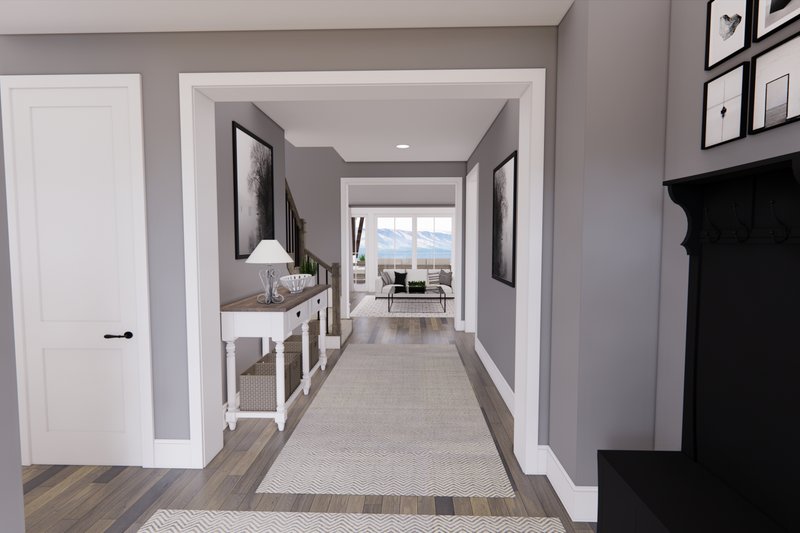 House Plan Design - Interior - Entry for Country House Plan #51-1567 - 3 bed, 2.5 bath