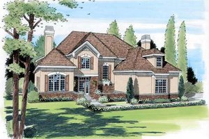 Traditional Exterior - Front Elevation Plan #312-151