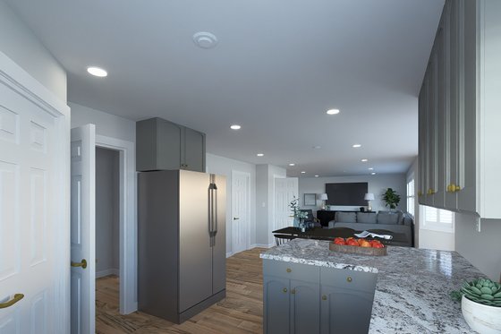 Interior - Kitchen 2 for Traditional House Plan #1060-211 - 3 bed, 2.5 bath