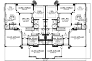 Traditional Style House Plan - 4 Beds 3.5 Baths 6624 Sq/Ft Plan #70-823 