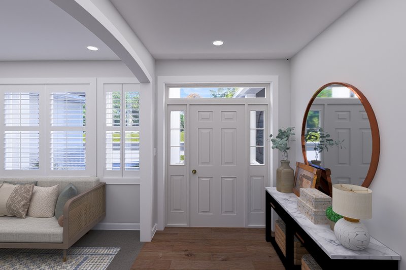Home Plan - Interior - Entry for Country House Plan #1060-349 - 3 bed, 2.5 bath