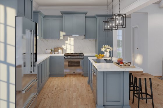 Interior - Kitchen for Cottage House Plan #923-325 - 3 bed, 2 bath