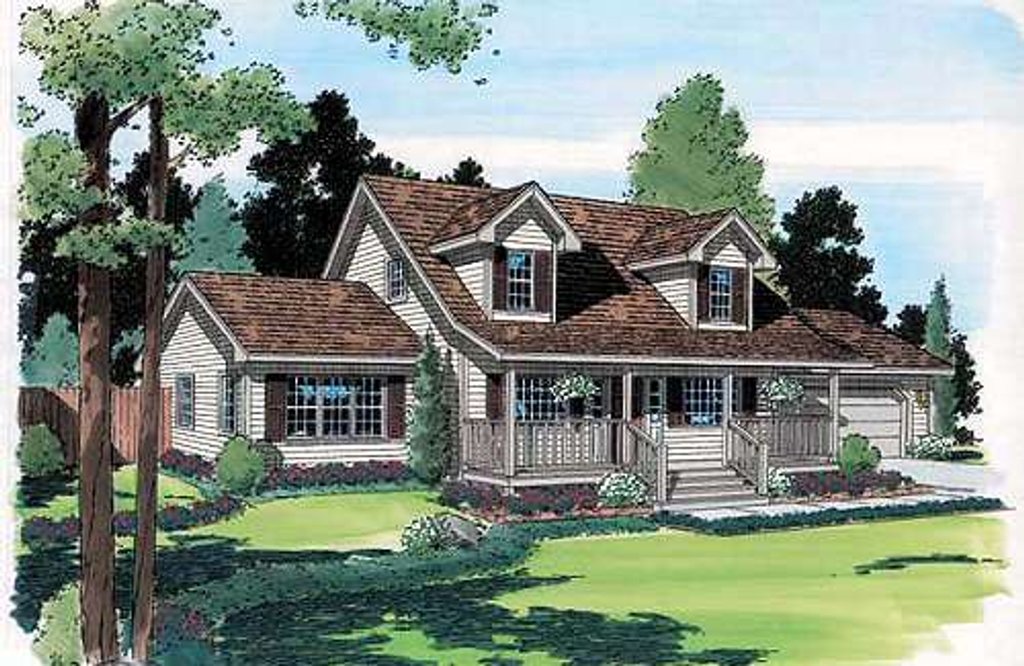 Traditional Style House Plan - 3 Beds 2.5 Baths 1712 Sq/Ft ...