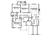 European Style House Plan - 4 Beds 4 Baths 2668 Sq/Ft Plan #67-260 
