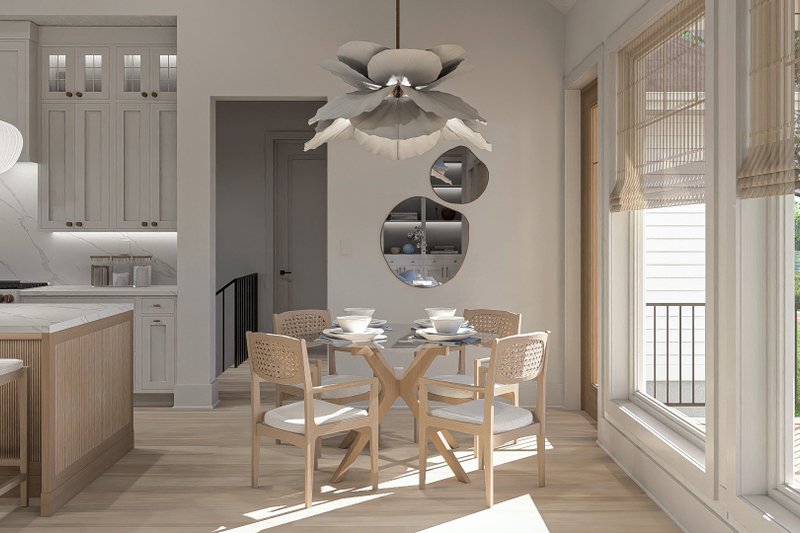 House Plan Design - Interior - Dining Room for Beach House Plan #455-424 - 1 bed, 1.5 bath