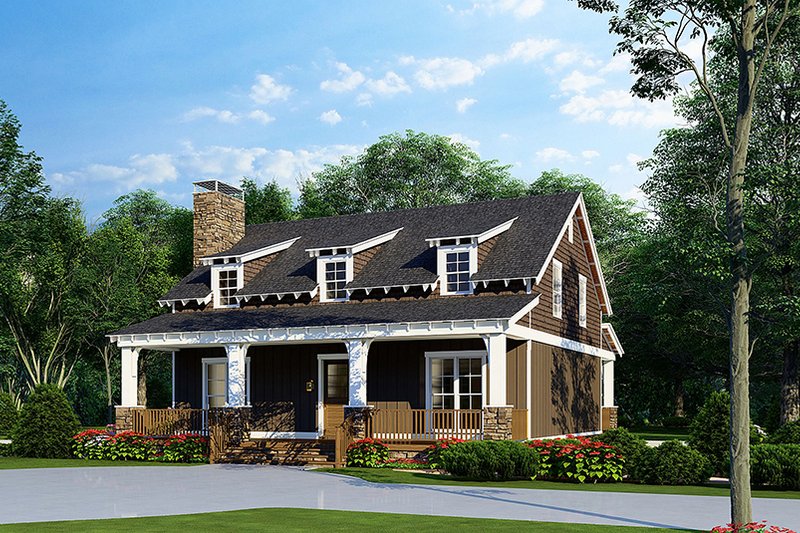 Farmhouse Style House Plan - 3 Beds 3.5 Baths 2049 Sq/Ft Plan #923-245