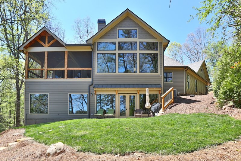 House Plan Design - Exterior - Rear Elevation for Ranch House Plan #54-476 - 5 bed, 3 bath