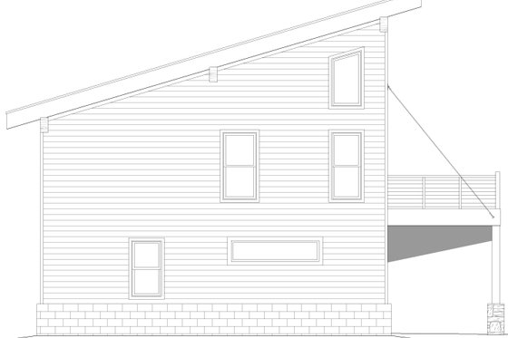 Exterior - Other Elevation for Country House Plan #932-1276 - 3 bed, 2 bath