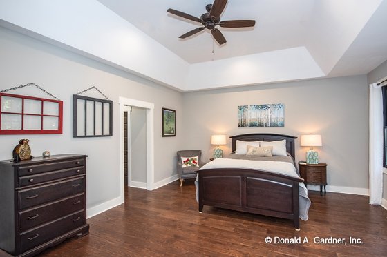 Interior - Master Bedroom for European House Plan #929-966 - 3 bed, 2 bath