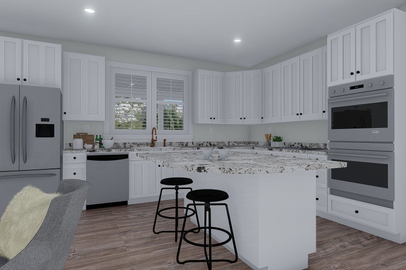 House Plan Design - Interior - Kitchen for Cottage House Plan #1060-64 - 2 bed, 2 bath