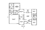 European Style House Plan - 3 Beds 2 Baths 2209 Sq/Ft Plan #81-1561 
