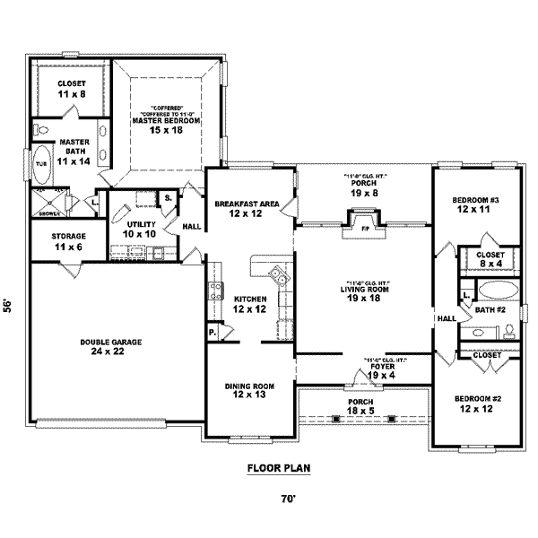 European Floor Plan - Main Floor Plan #81-1561
